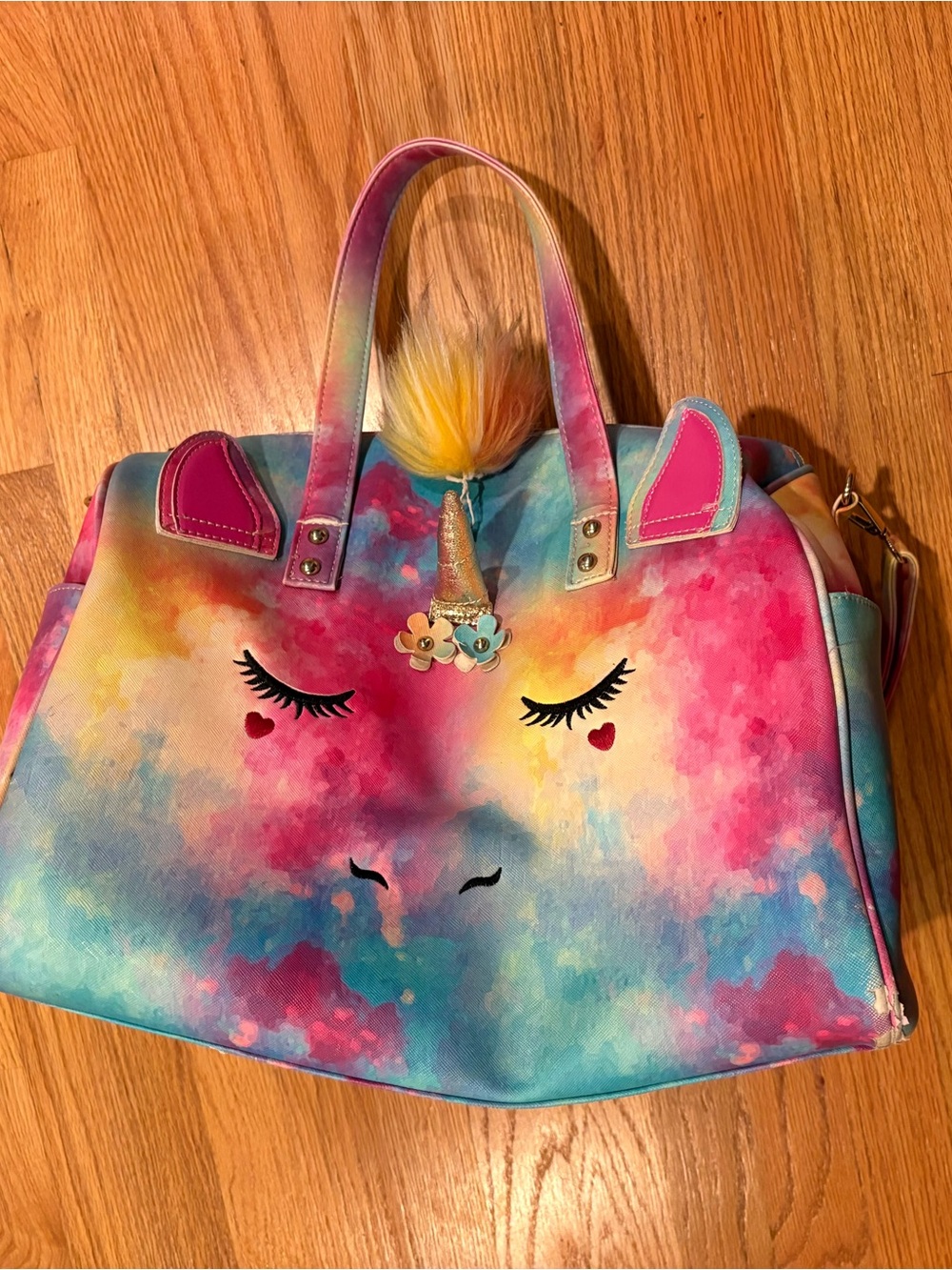 Kids Rainbow Unicorn Tote Bag